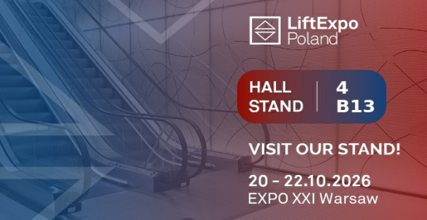 Odwiedźcie nas podczas LiftExpo Warsaw 2026